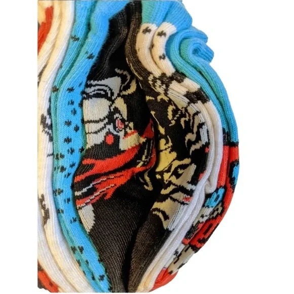NEW Disney Villains no show Socks 10 Pairs Cruella Deville Malificent  Apples - Picture 6 of 8